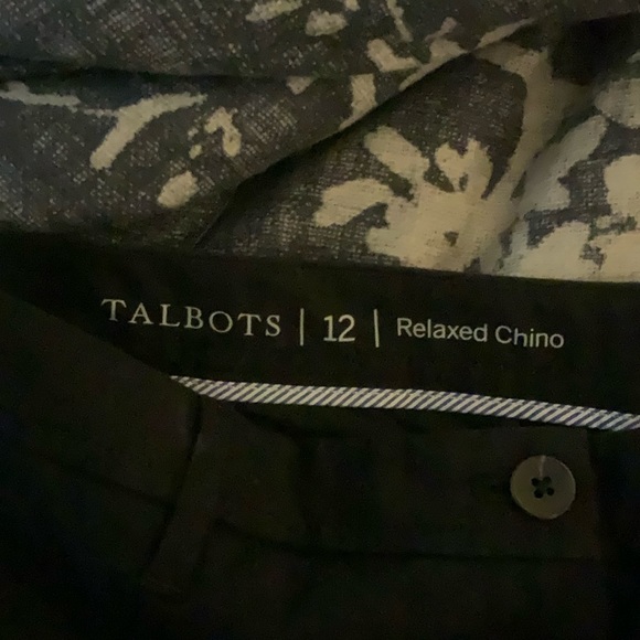 New with tags Talbots relaxed chinos  size 12 - Picture 4 of 4